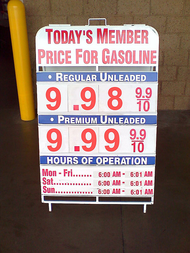 High Premium Gas Prices