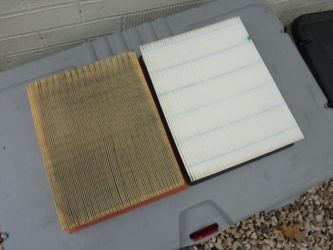 Air Filter, Openbay Cabin Filter Clean vs Dirty