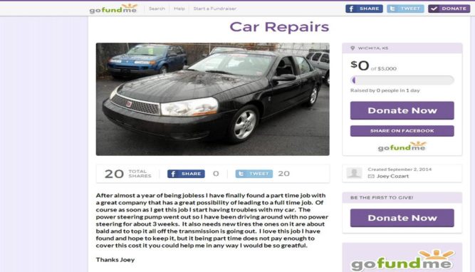 Openbay Gofundme Car Repairs