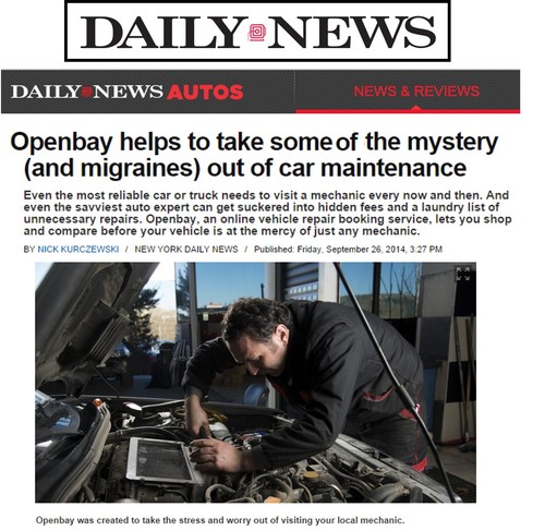 NY Daily News feat. Openbay