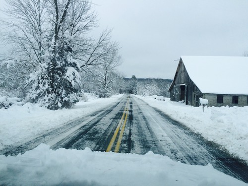 Snowy Road - Winter Driving