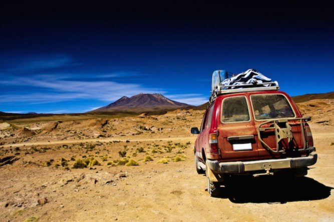 Openbay Car in Desert