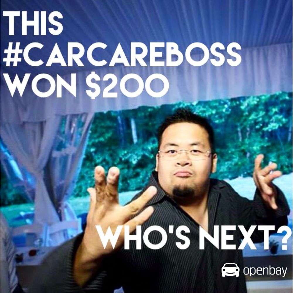 This "Car Care Boss" Won $200