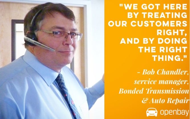 Openbay Bob Chandler Service Manager Bonded Transmission and auto repair
