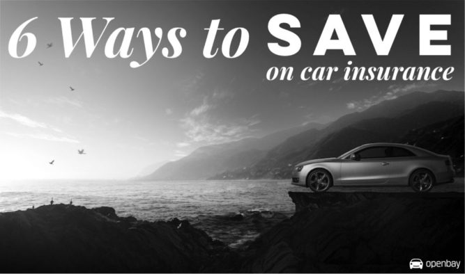 Openbay Car on Cliff 6 Ways to save on car insurance
