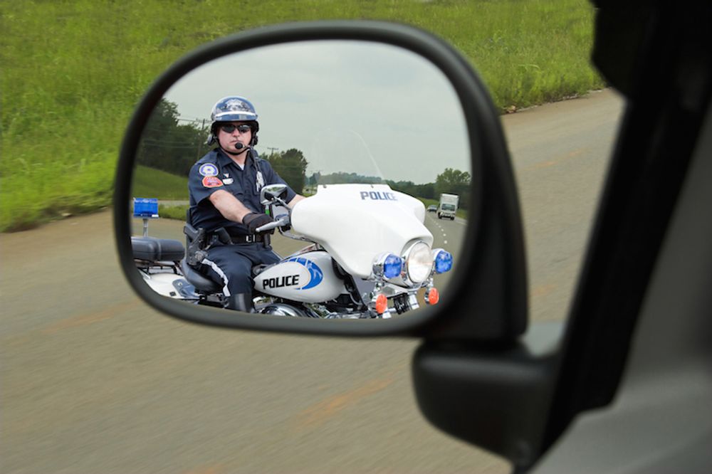 Openbay Police Rearview Mirror