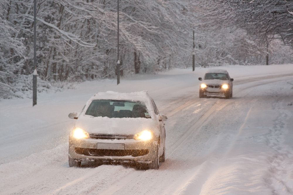 Openbay Car Driving In Snow