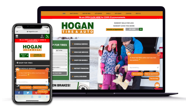 Hogan Tire and Auto Service Uses Openbay Otis for Desktop and Mobile