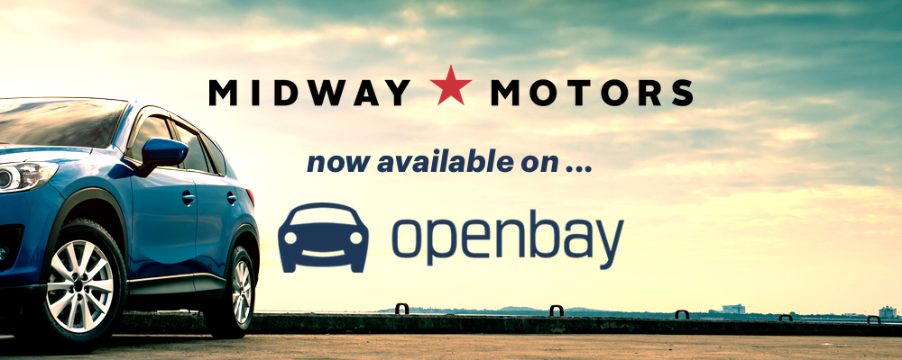 Openbay Broadens Its Choice of Automotive Service Providers for Consumers on its Marketplace with the Addition of Midway Motors New and Used Car Dealerships