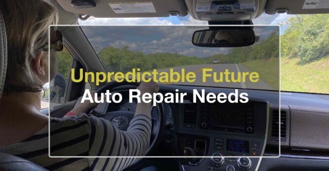 unpredictable future auto repair needs